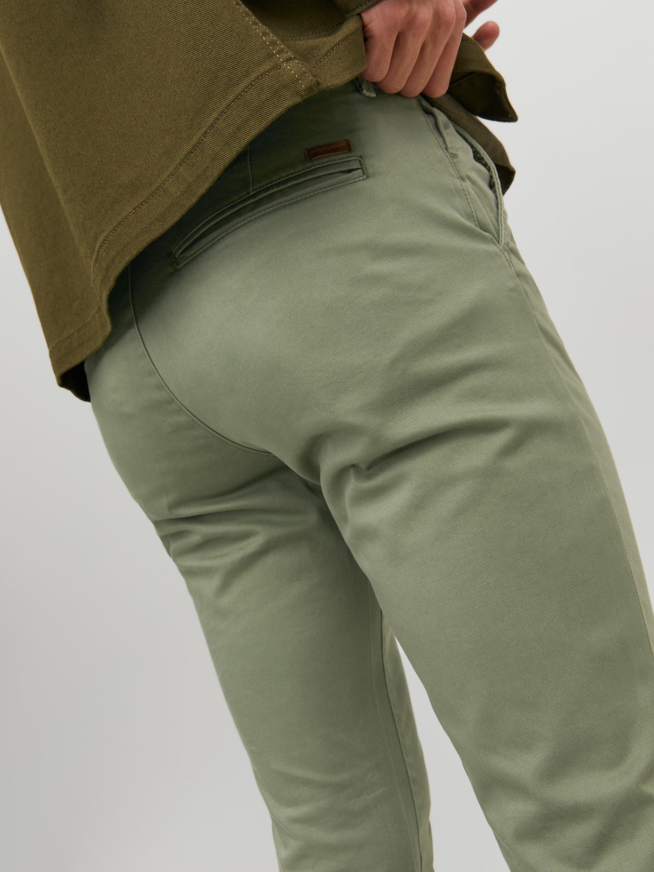 Jack & Jones Pantalon chino Slim Fit -Deep Lichen Green - 12150148