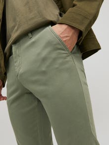 Jack & Jones Slim Fit Plátěné kalhoty Chino -Deep Lichen Green - 12150148