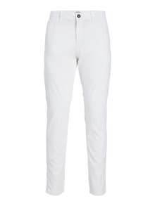 Jack & Jones Priglundantis kirpimas Chino kelnės -White - 12150148