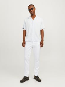 Jack & Jones Priglundantis kirpimas Chino kelnės -White - 12150148