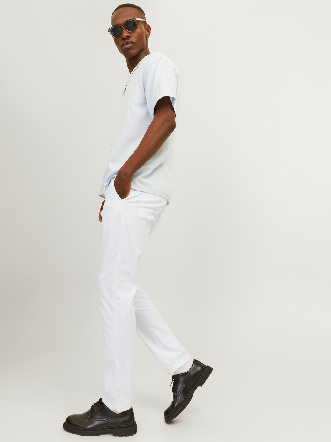 Jack & Jones Pantalon chino Slim Fit -White - 12150148