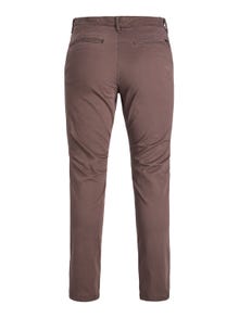 Jack & Jones Slim Fit Spodnie chino -Seal Brown - 12150148