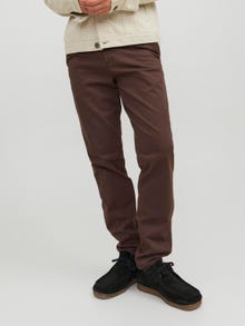 Jack & Jones Slim Fit Puuvillased püksid -Seal Brown - 12150148