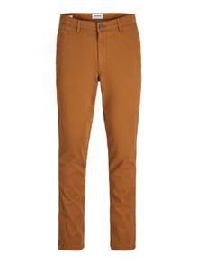 Jack & Jones Slim Fit Spodnie chino -Rubber - 12150148