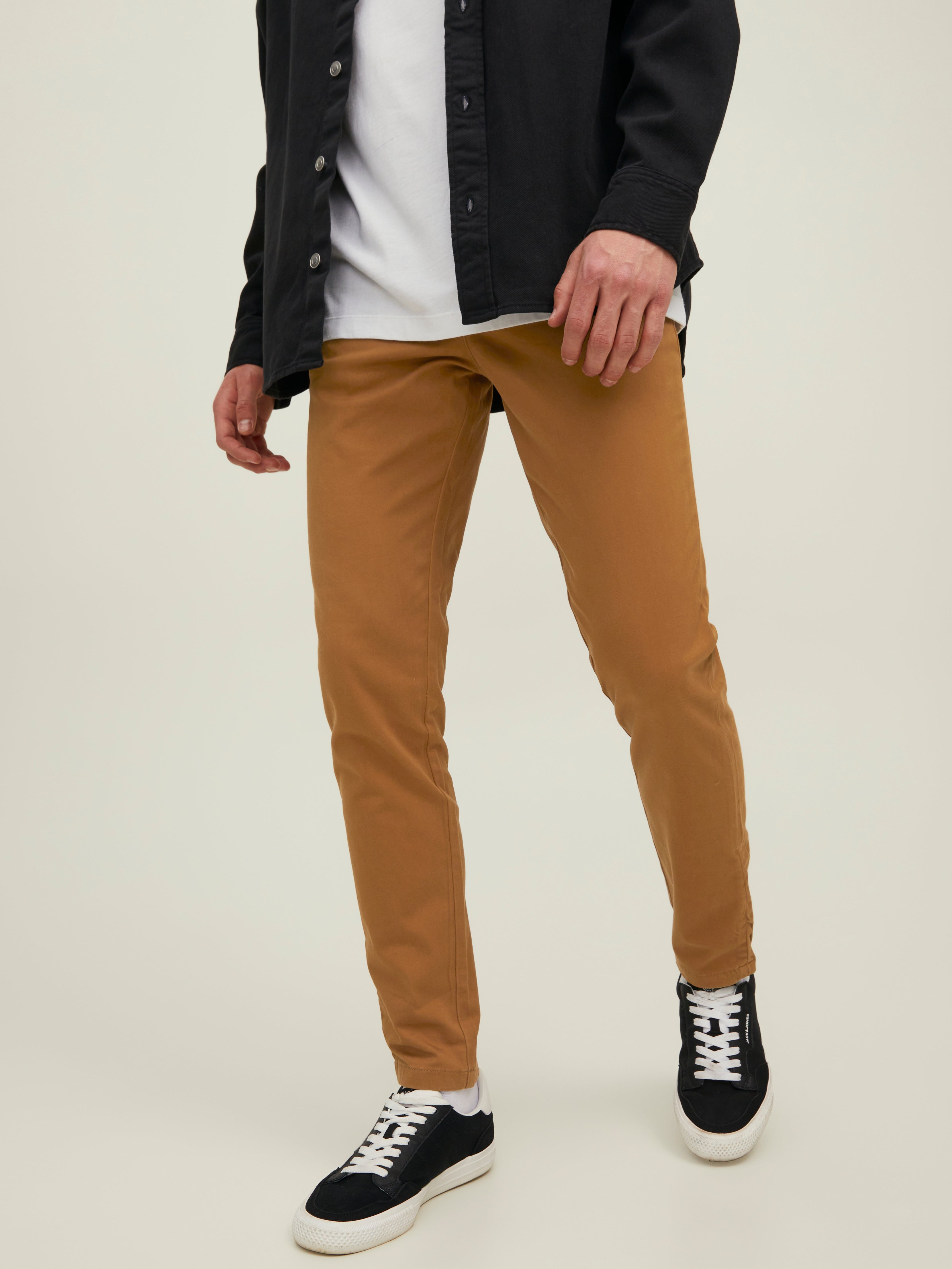 Rust orange shirt with classic grey trousers – Puneetkapoorlabel