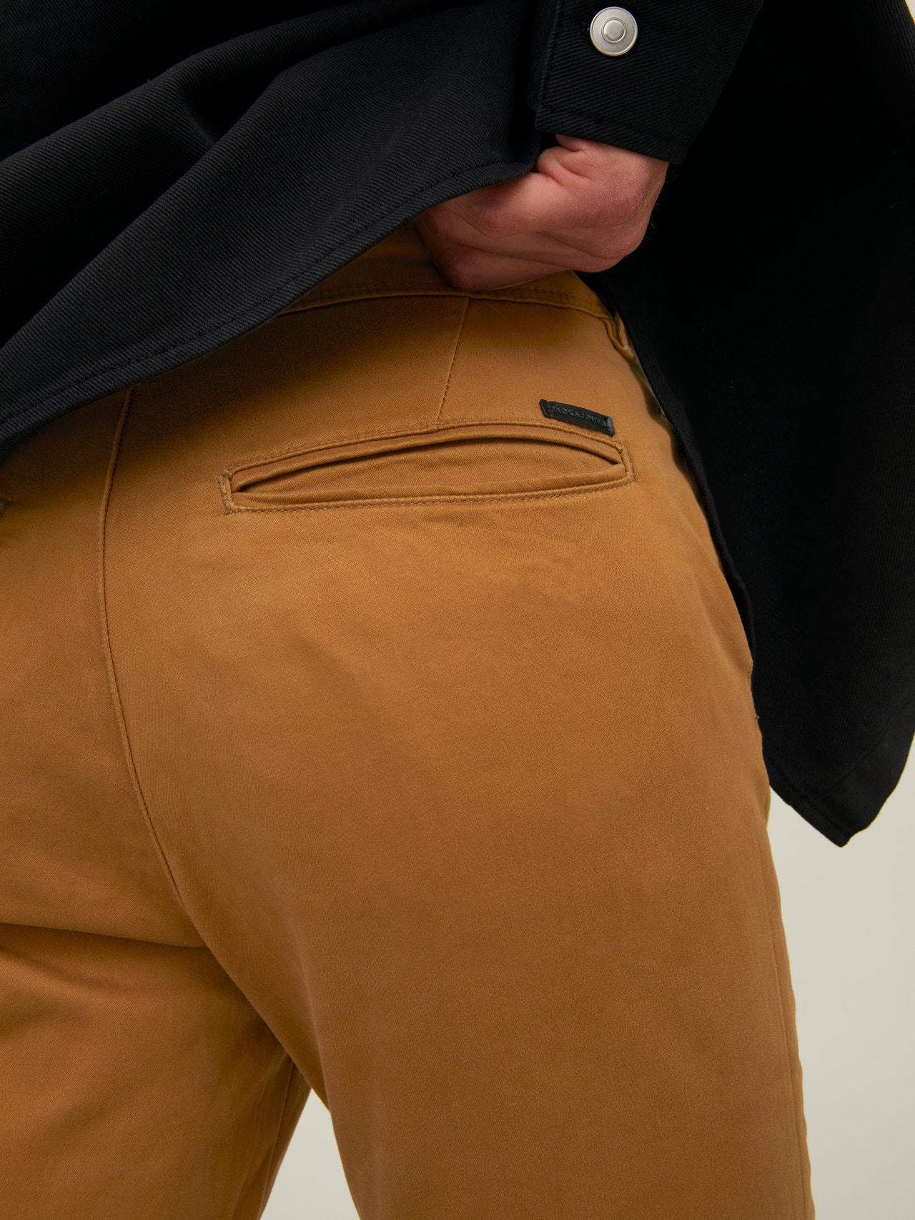 Jack & Jones Pantalon chino Slim Fit -Rubber - 12150148