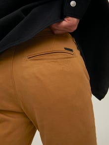 Jack & Jones Slim Fit Puuvillased püksid -Rubber - 12150148