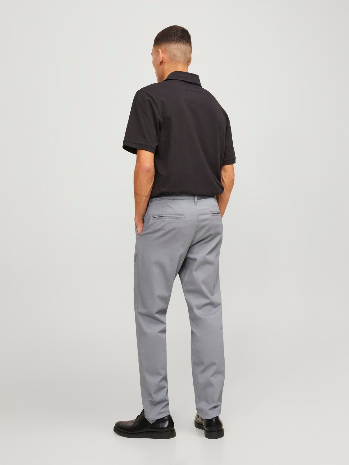 Jack & Jones Calças Chino Slim Fit -Ultimate Grey - 12150148