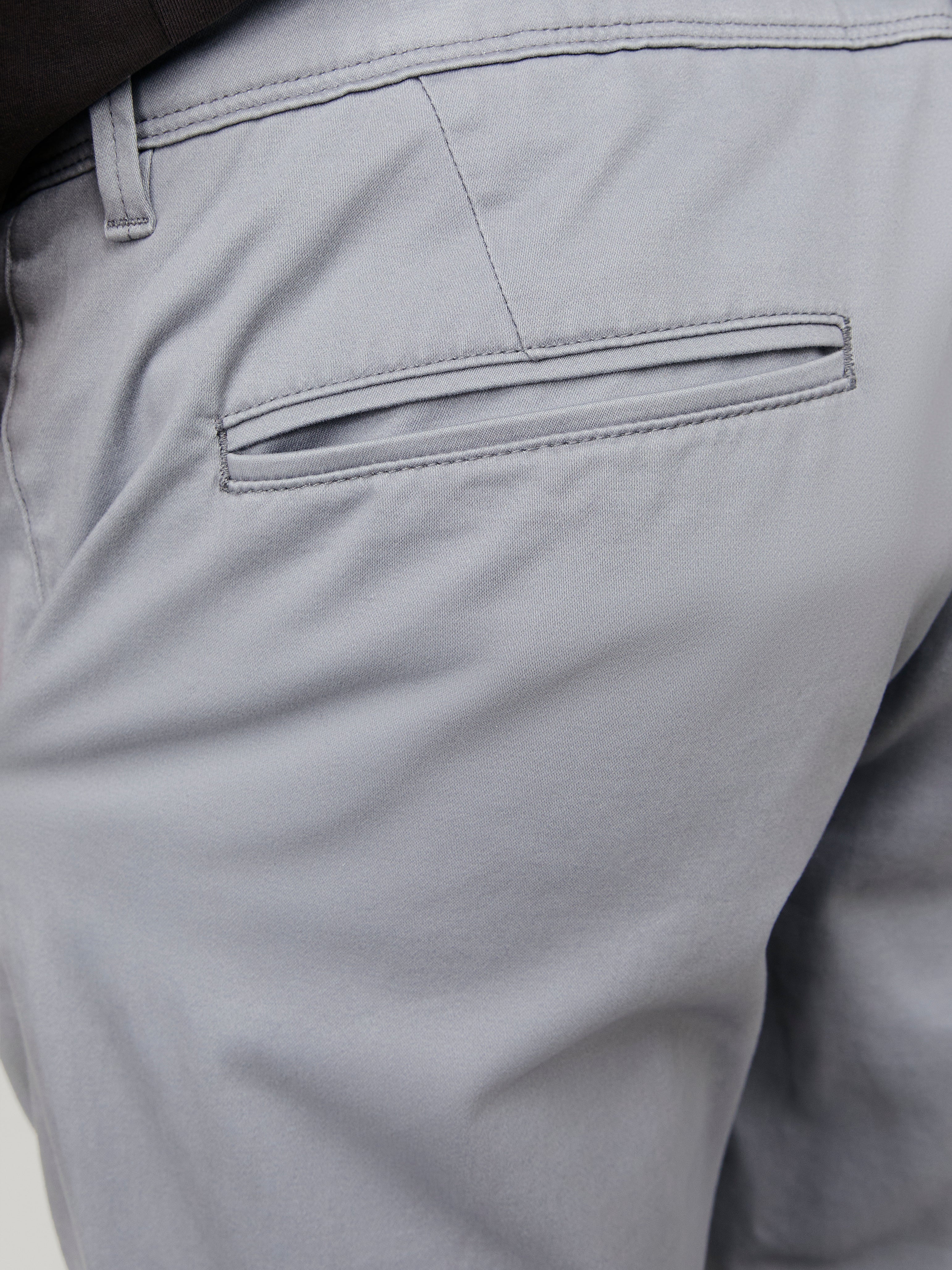 JMOJO Men's Slim Fit Chino Trousers - Cotton Stretch Casual Pants - Multiple Colors & Waist Sizes 30-40