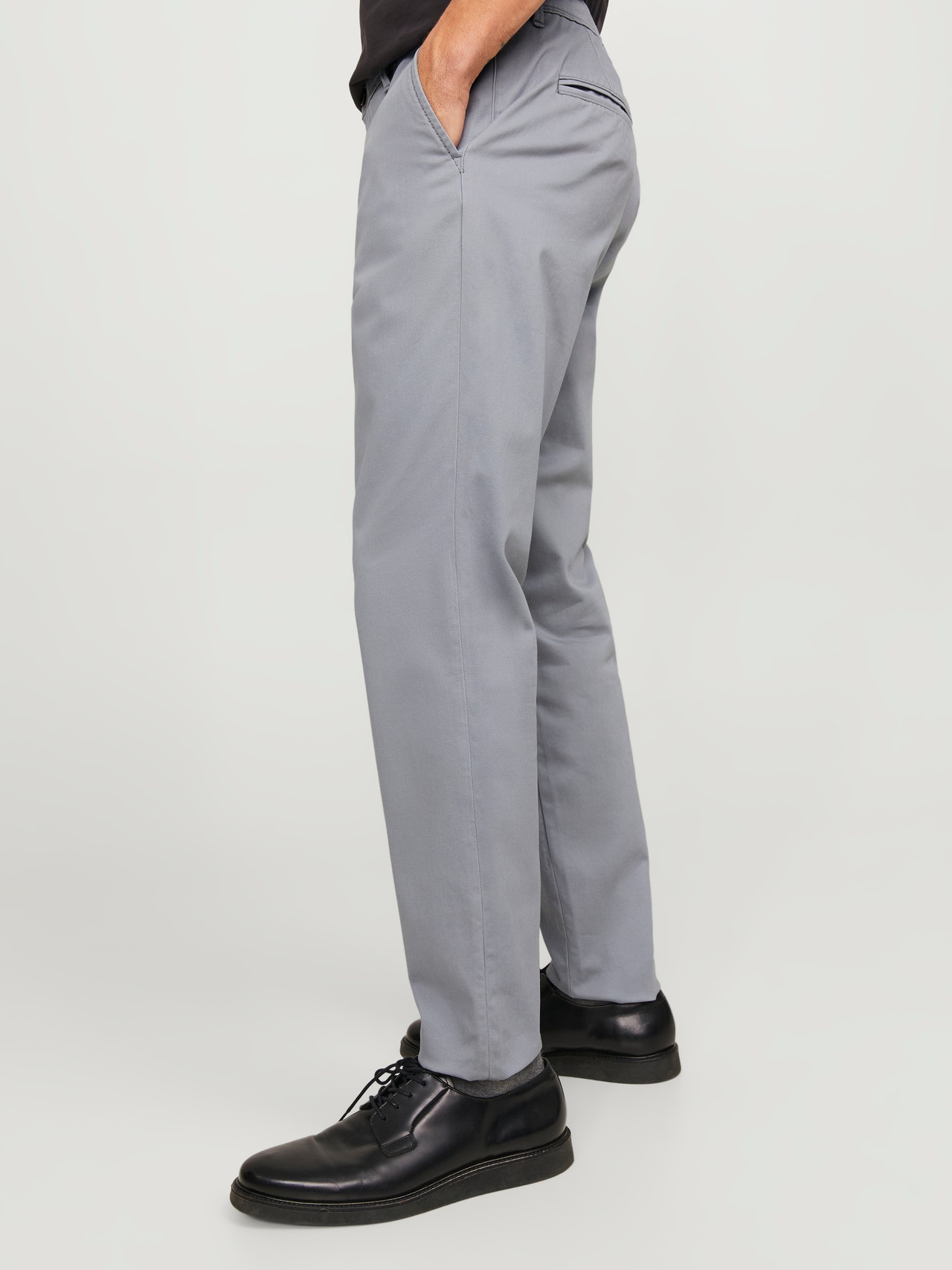 Jack & Jones Slim Fit Spodnie chino -Ultimate Grey - 12150148