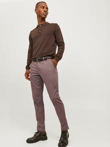 Jack & Jones Priglundantis kirpimas Chino kelnės -Peppercorn - 12150148