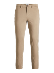 Jack & Jones Priglundantis kirpimas Chino kelnės -Beige - 12150160