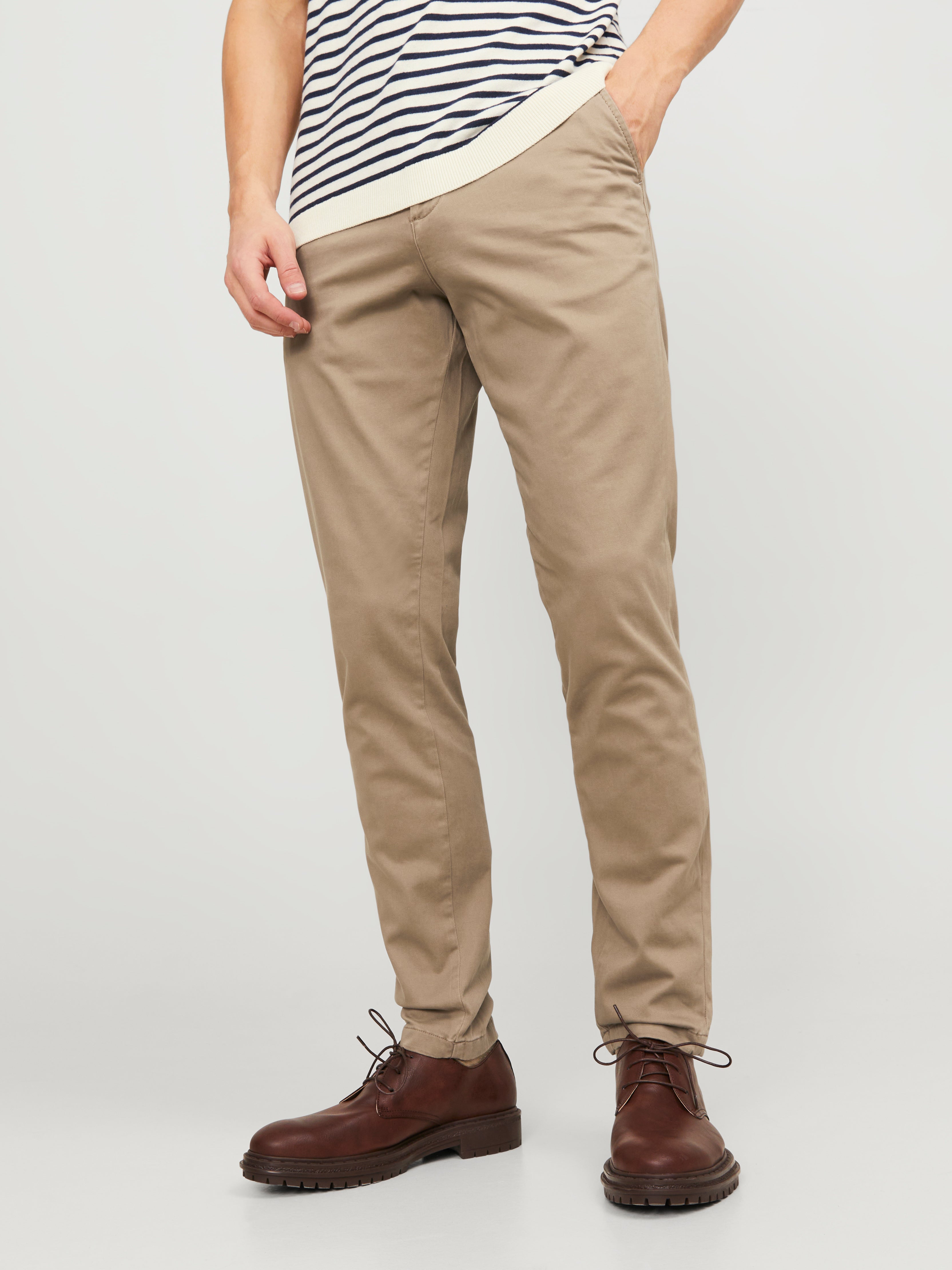 Jack & Jones Slim Fit Chino kelnės -Beige - 12150160