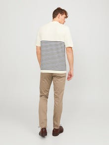 Jack & Jones Priglundantis kirpimas Chino kelnės -Beige - 12150160