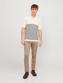 Jack & Jones Priglundantis kirpimas Chino kelnės -Beige - 12150160