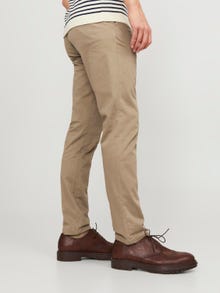 Jack & Jones Slim Fit Plátěné kalhoty Chino -Beige - 12150160