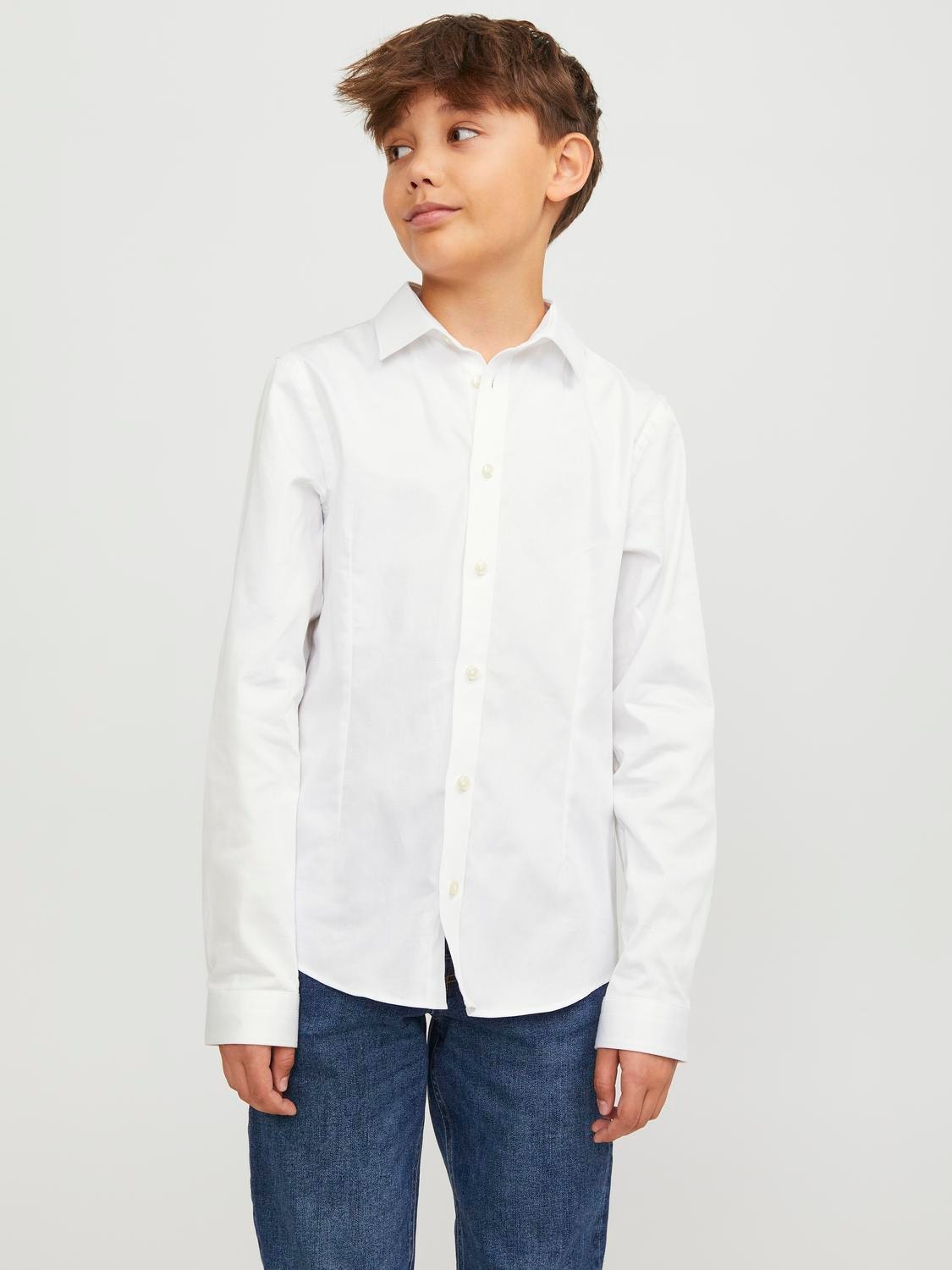Jack & Jones Camisa formal Para chicos -White - 12151620
