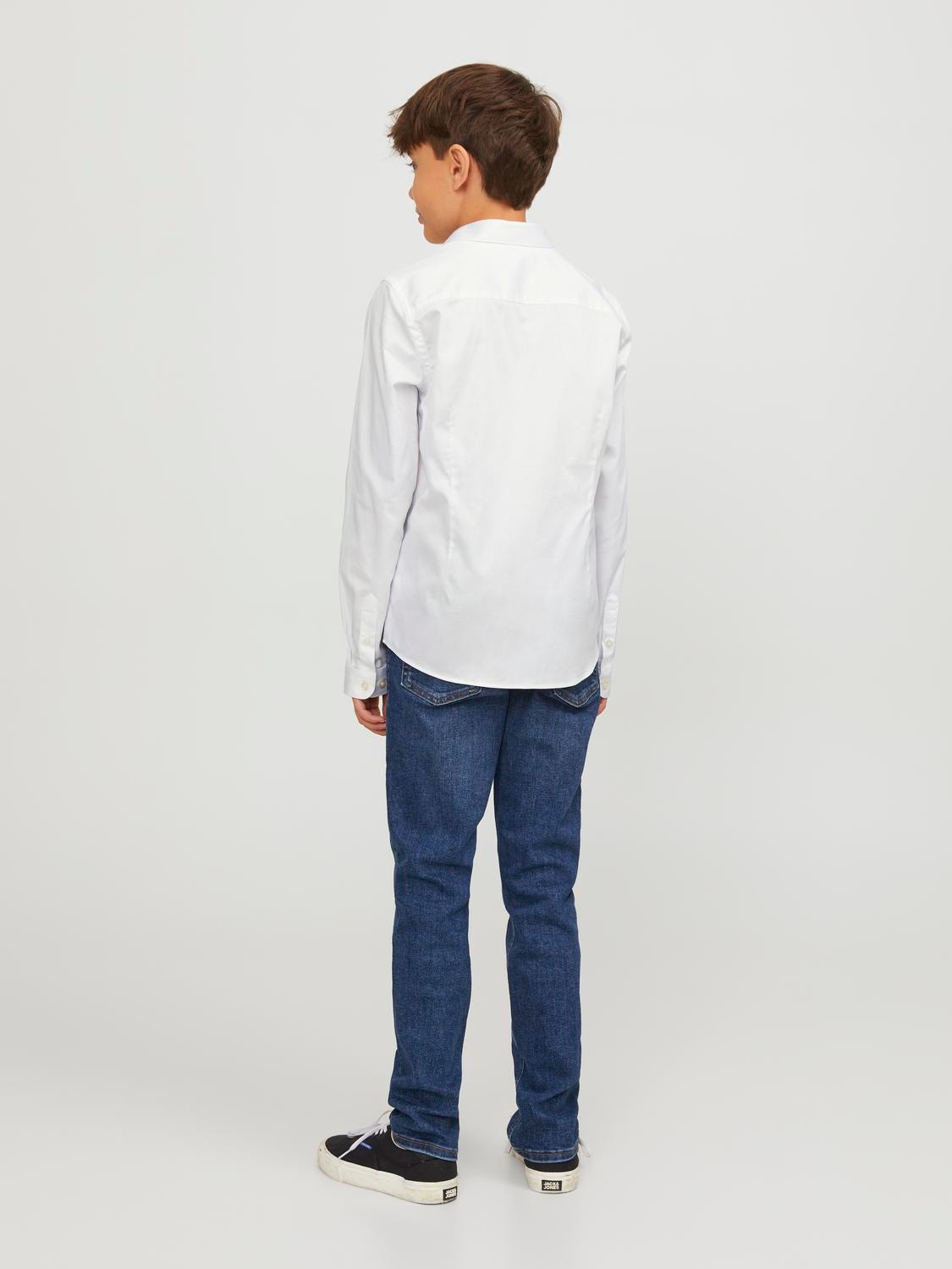 Jack & Jones Camisa Formal Para meninos -White - 12151620