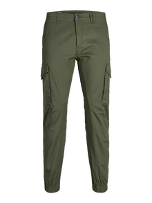 Jack & Jones Cargo kelnės Jaunimui -Olive Night - 12151639
