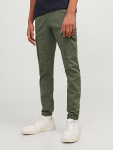 Jack & Jones Cargo kelnės Jaunimui -Olive Night - 12151639