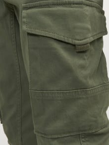 Jack & Jones Cargo kelnės Jaunimui -Olive Night - 12151639