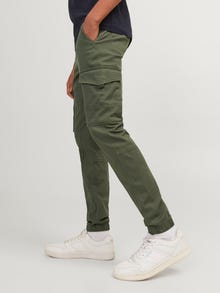 Jack & Jones Cargo kelnės Jaunimui -Olive Night - 12151639