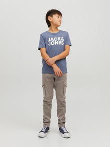 Jack & Jones Junior Slim Fit Reisitaskuhousut -Falcon - 12151646