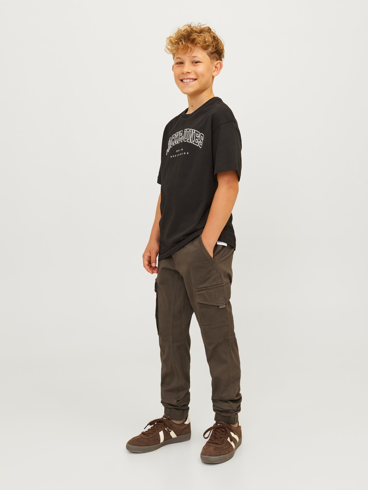 Jack & Jones „Cargo“ stiliaus kelnės For boys -Wren - 12151646