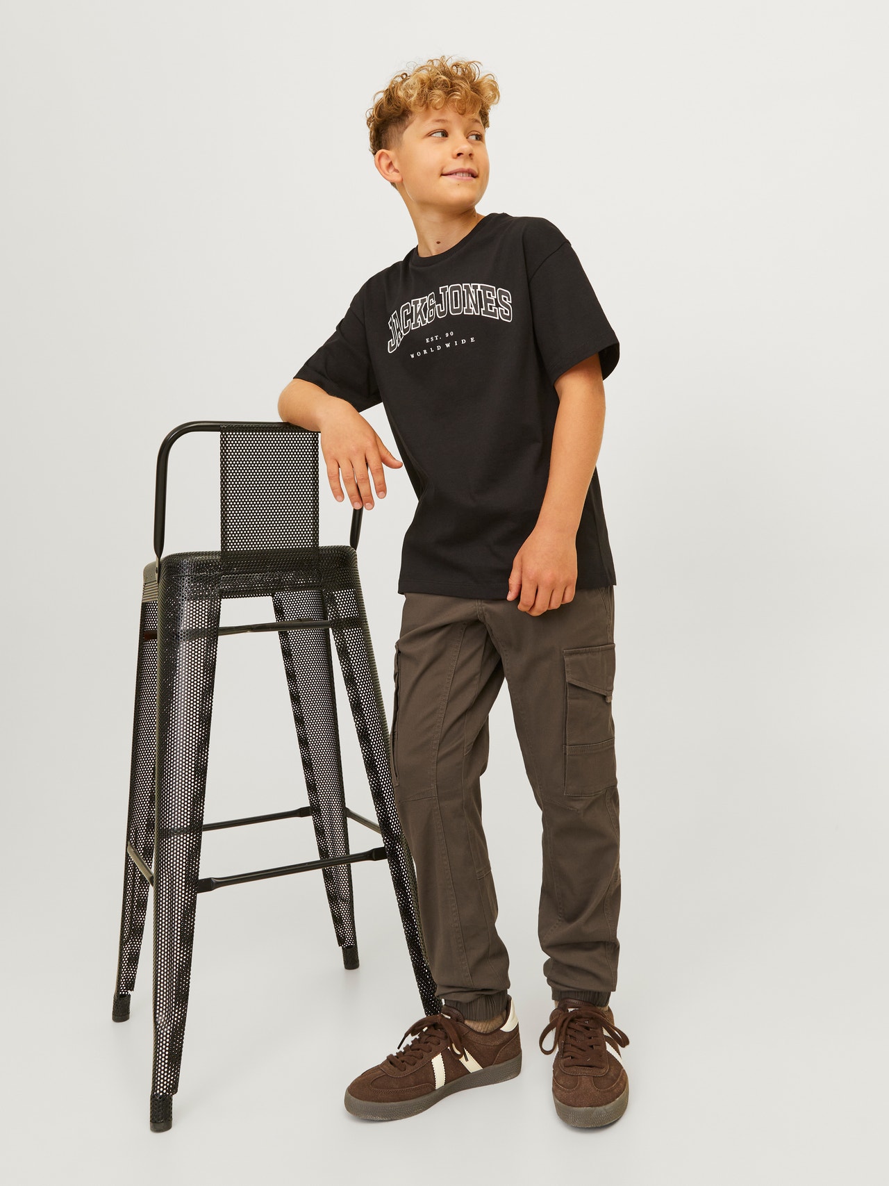 Jack & Jones Cargo broek Voor jongens -Wren - 12151646