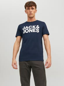 Jack & Jones Logotipas Marškinėliai -Navy Blazer - 12151955