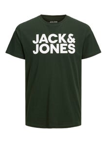 Jack & Jones Logotyp Rundringning T-shirt -Mountain View - 12151955