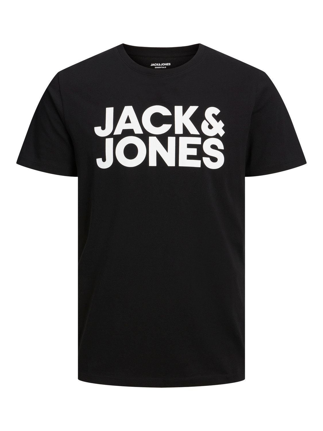 Jack & Jones Z logo Okrągły dekolt T-shirt -Black - 12151955