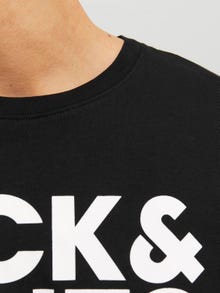 Jack & Jones Camiseta Logotipo Cuello redondo -Black - 12151955