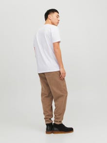 Jack & Jones Logo O-Neck T-shirt -White - 12151955