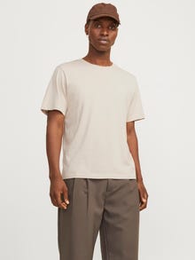 Jack & Jones Logo O-hals T-shirts -Moonbeam - 12151955