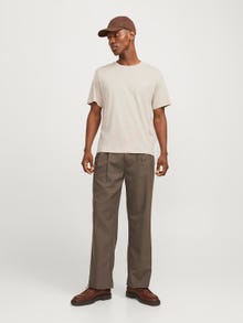 Jack & Jones Logo O-hals T-shirts -Moonbeam - 12151955