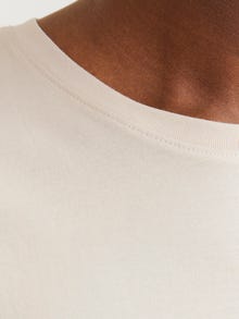 Jack & Jones Logo O-hals T-shirts -Moonbeam - 12151955
