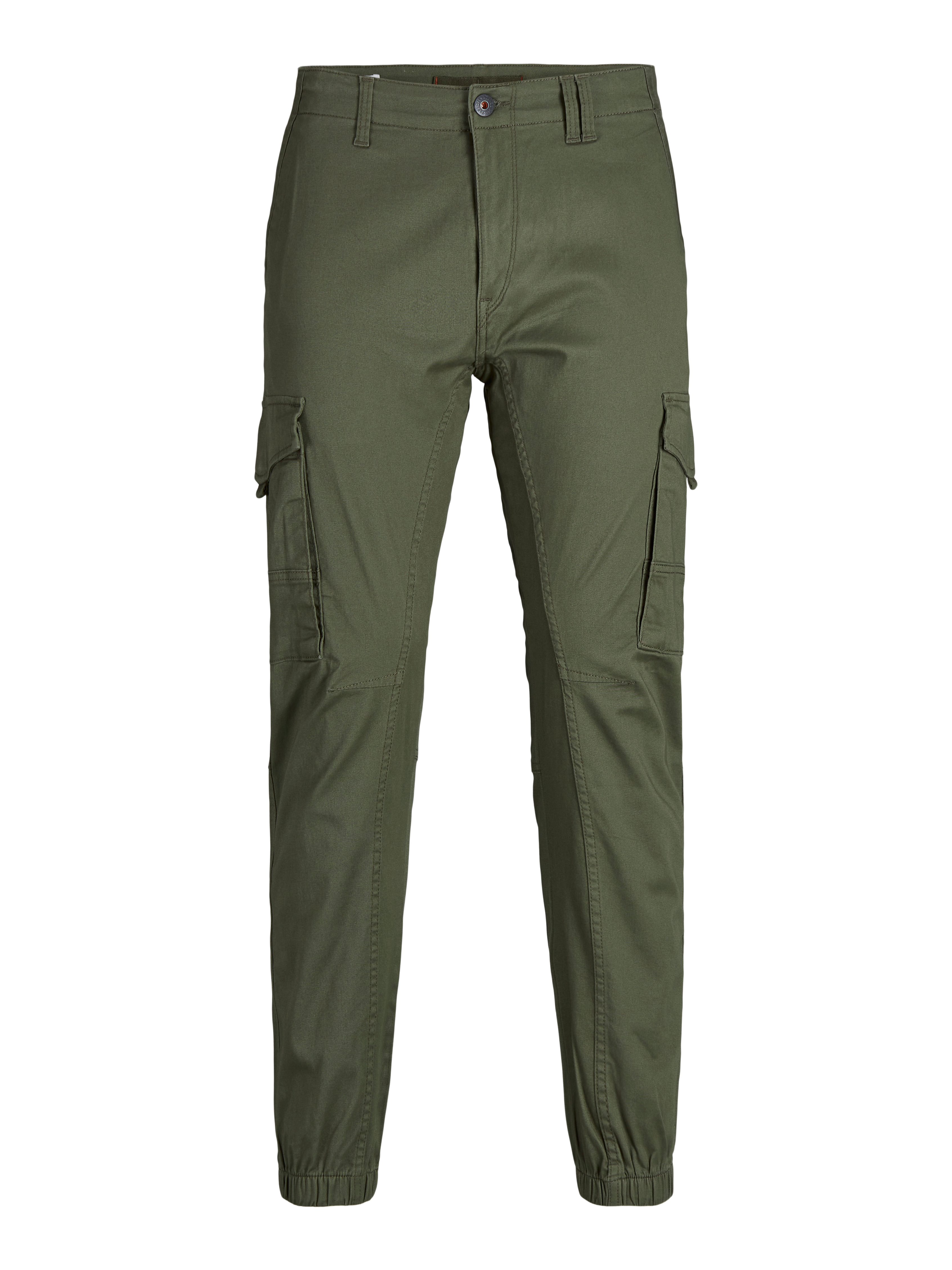 Thumbnail - Plus Size Slim Tapered Fit Cargo-hose