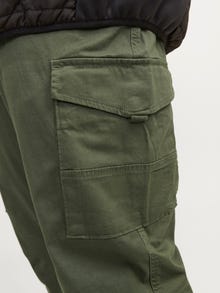Jack & Jones Plus Size Slim Tapered Fit Cargo trousers -Olive Night - 12152279