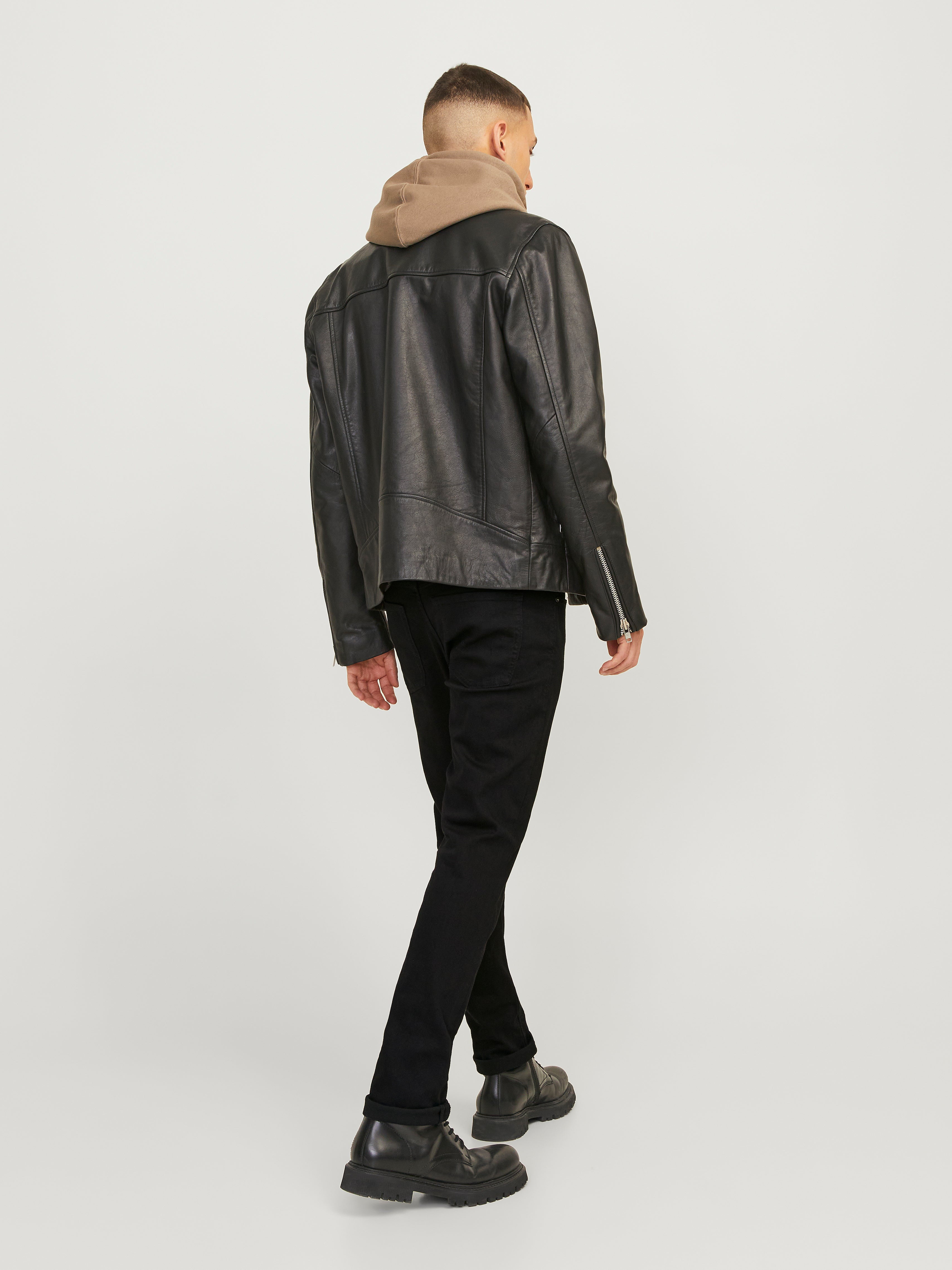 Jack & Jones JJIGLENN JJORIGINAL MF 816 Slim fit farmer -Black Denim - 12152346