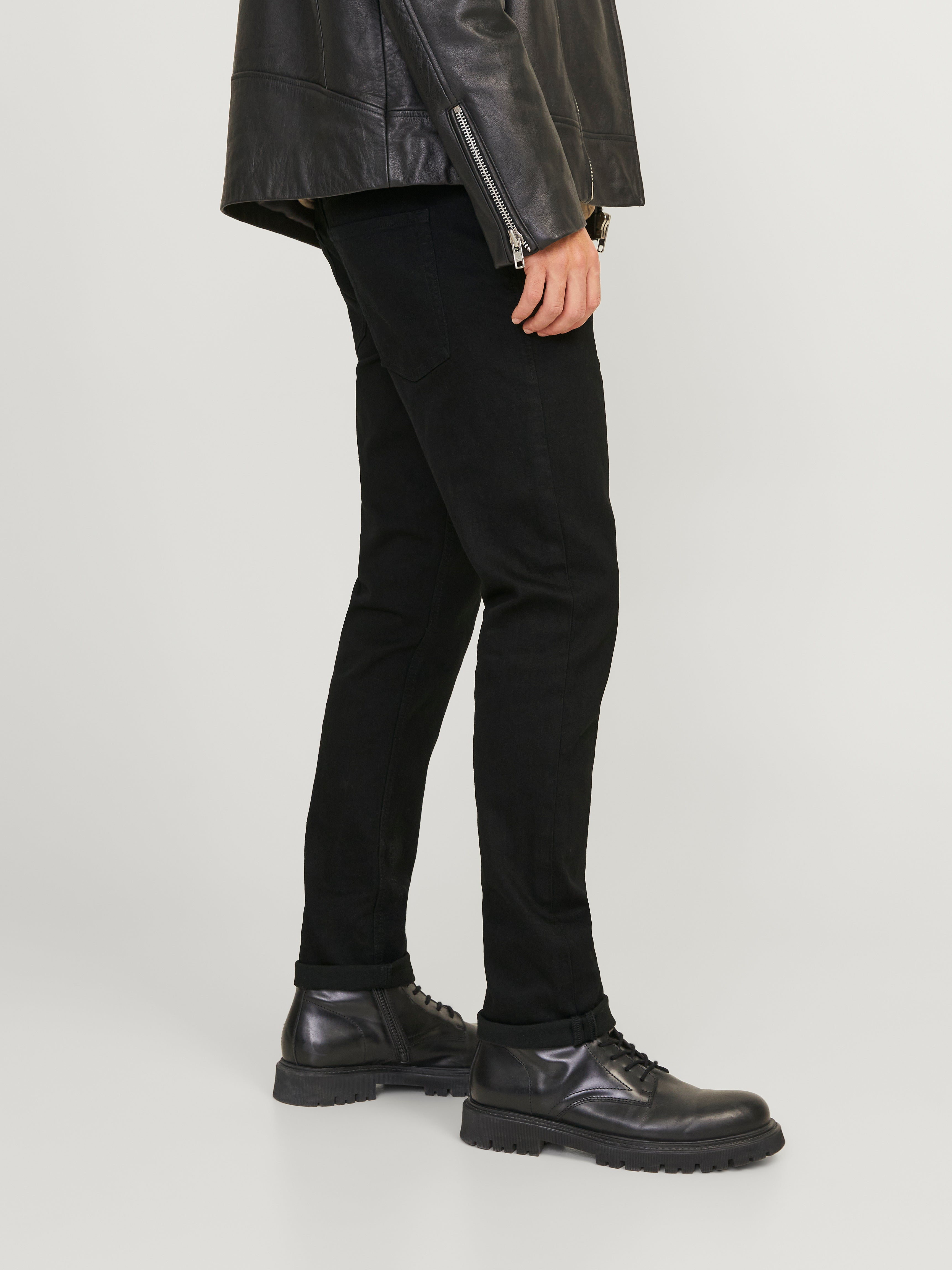 Jack & Jones JJIGLENN JJORIGINAL MF 816 Slim fit Teksad -Black Denim - 12152346