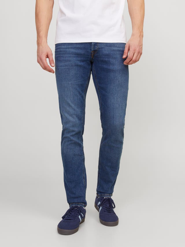 JACK & JONES Slim Fit Jeans 'JJIGlenn JJOriginal' In Blue Denim | ABOUT YOU - Foto 4