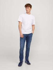 Jack & Jones JJIGLENN JJORIGINAL CB 814 NOOS Priglundantys džinsai -Blue Denim - 12152347