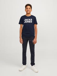Jack & Jones Logo T-särk Junior -Navy Blazer - 12152730