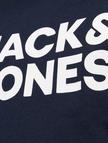 Jack & Jones Logo T-skjorte For gutter -Navy Blazer - 12152730