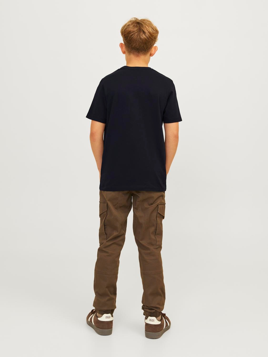 Jack & Jones Logo T-skjorte For gutter -Black - 12152730