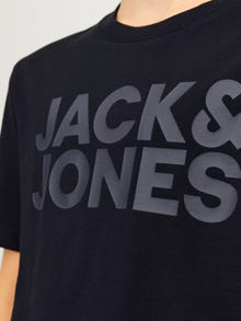 Jack & Jones Z logo T-shirt Junior -Black - 12152730