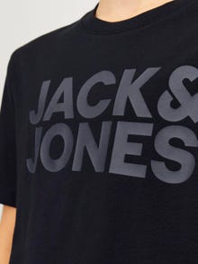 Jack & Jones Logo T-skjorte For gutter -Black - 12152730