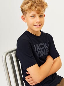 Jack & Jones Z logo T-shirt Junior -Black - 12152730