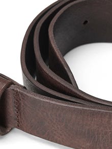 Jack & Jones Leather Belt -Black Coffee - 12152757